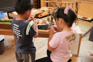子供さんも瓦ねっくれす体験