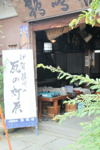 酒蔵での展示